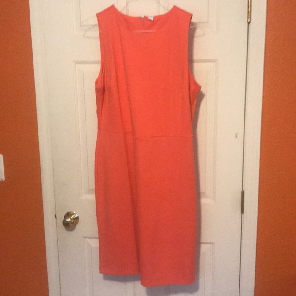 Sherbet orange summer dress
